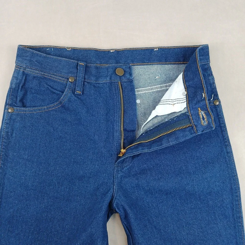 Vintage Wrangler 30x32 Mens Jeans‎ Stiff Cowboy Cut Repaired Nicaragua